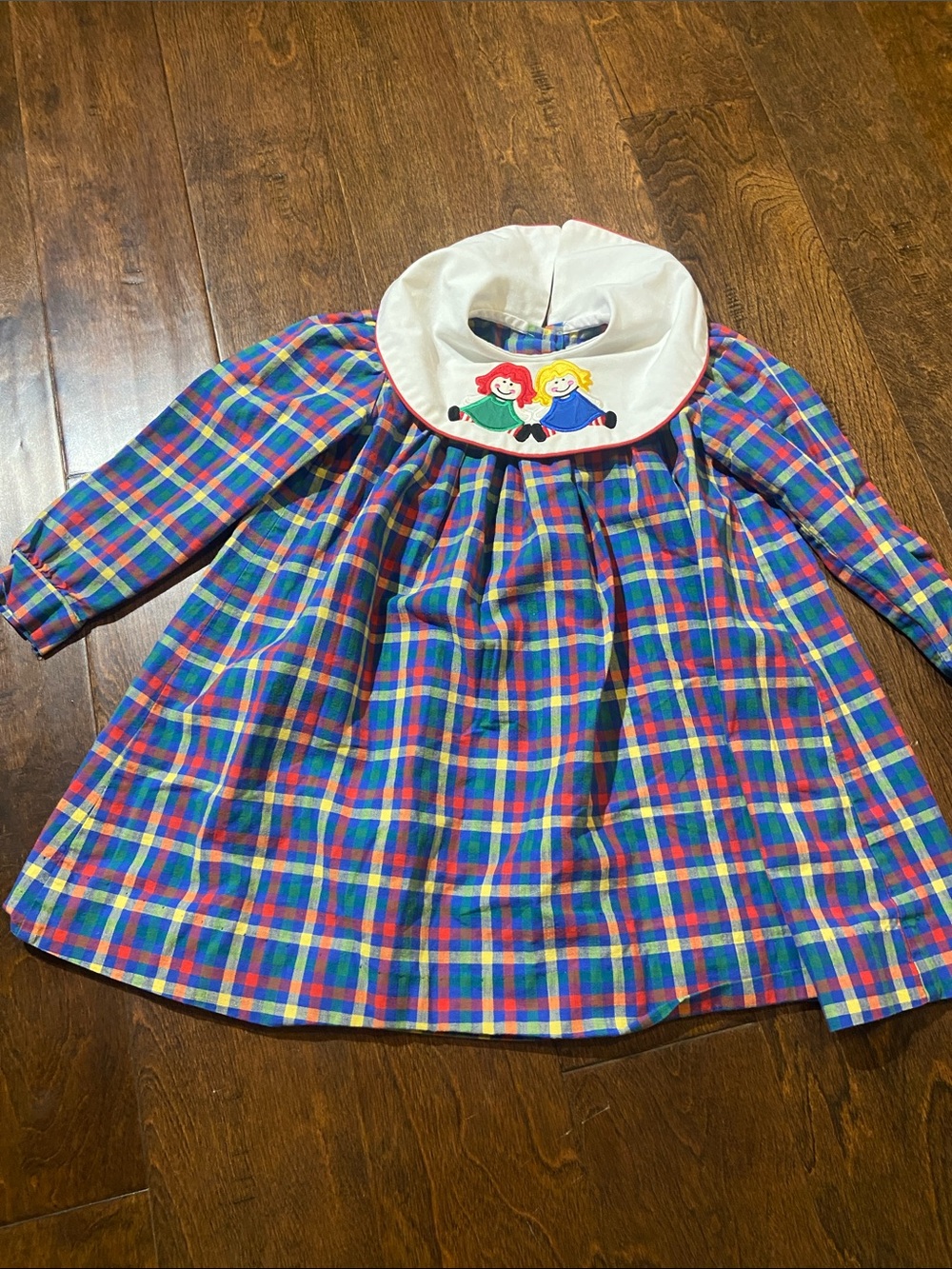 Austin & Ashley dress SZ 4T classic plaid blue multicolor